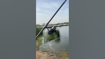 Cần câu máy siêu cứng 3m9 ngọn 4li bạo lực 20-30kg, 130m - telescopic rod #fishingrod #shorts