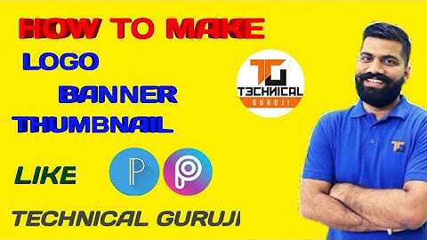 How to make logo like TECHNICAL GURUJI android explained in hindi...