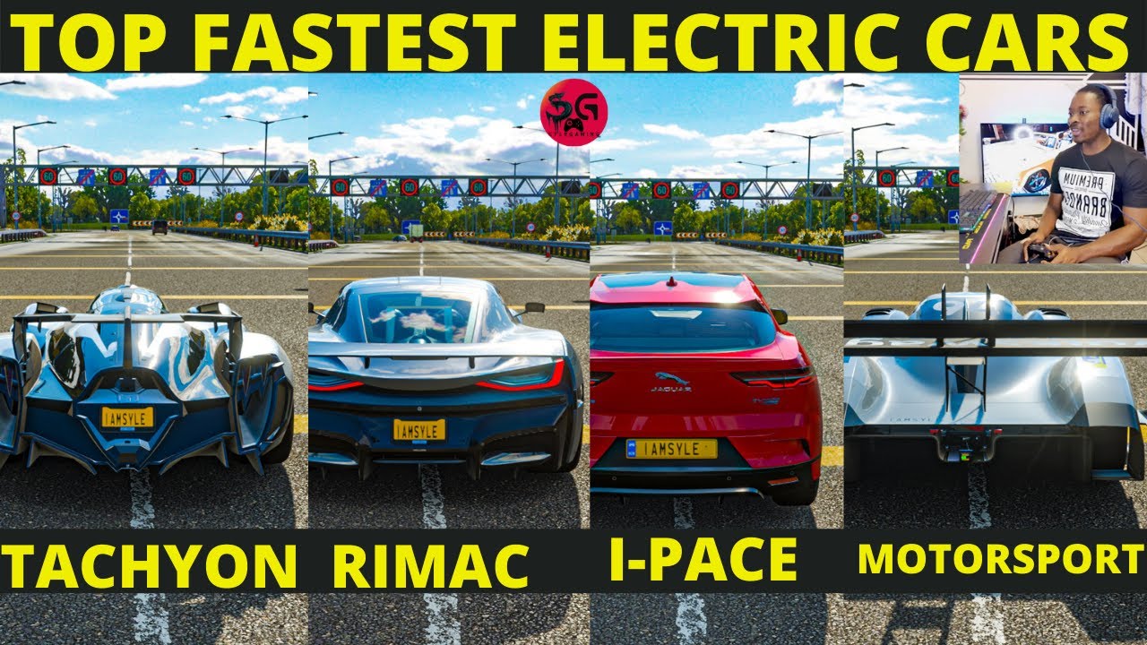 *NEW* Top Fastest Electric Cars Stock vs Upgraded - Forza Horizon 4