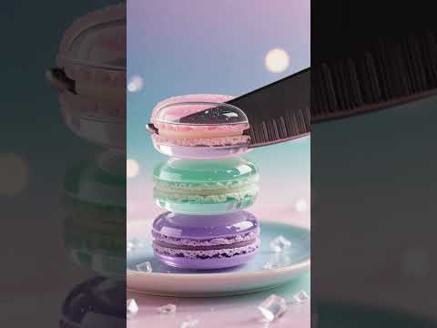 유리 마카롱 asmr #asmr #relaxing #glasscutting