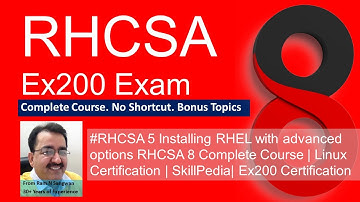 #RHCSA 5 Advanced  RHEL Installation | RHCSA 8 Complete Course | Linux Certification | Ex200