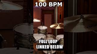 Neo Soul Hip Hop 100 BPM Drum Loop | Tight Room Sound 🥁 #shorts #drumloop