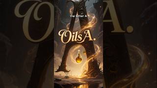 Ancient oils with the letter A #bloemavibes