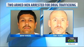 Two armed men arrested, suspected of drug trafficking in Santa Barbara