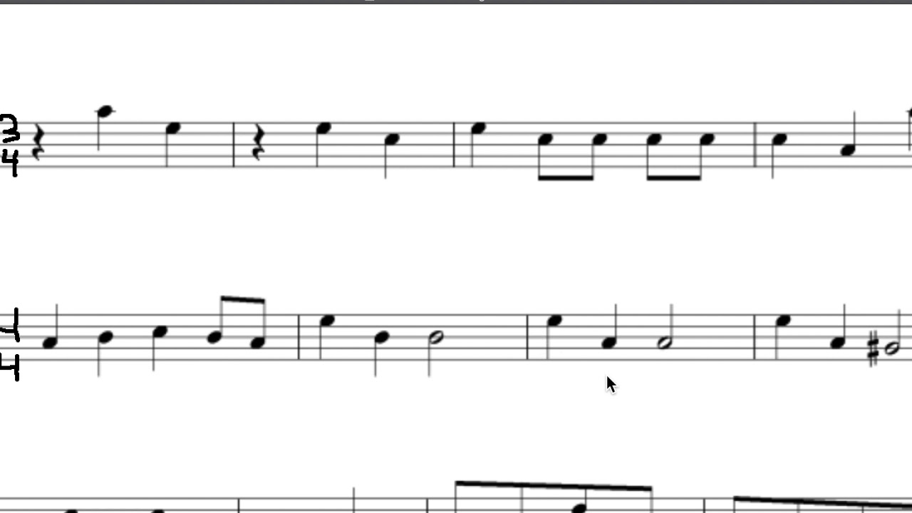 Measures and Time Signature Lesson Part 2 - YouTube