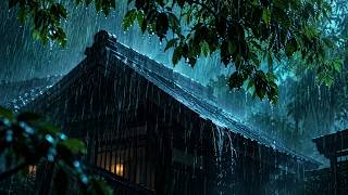 Huge Thunder on a Tin Roof for Sleep #01 | (NO ADS) Heavy Stormy Night with Torrential Rain