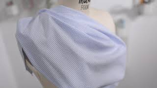 Mood Fabrics Olinda Gingham Organic Cotton Seerer