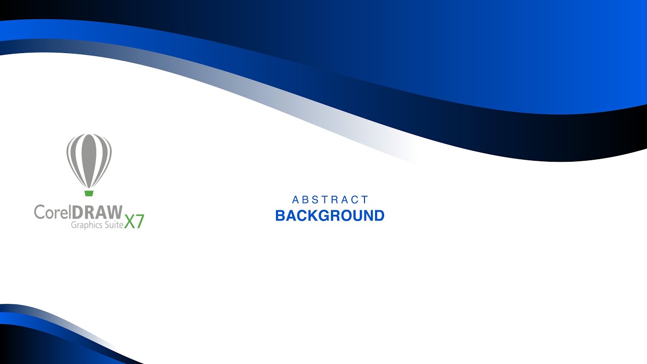 #126 CorelDraw Tutorial How to Create Abstract Background design skill ...