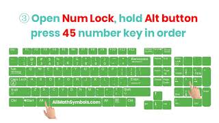 4 ways to type a minus sign