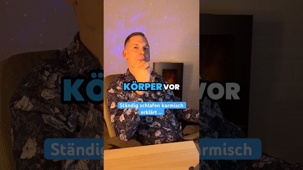 DAS will dein Körper, wenn du ständig schlafen musst ... ‼️ 