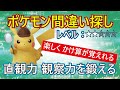 ポケモン間違い探しレベル２【すくすくキッズTV】