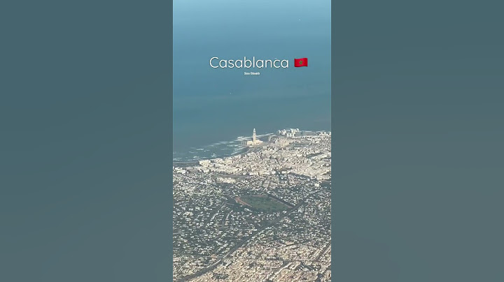 Casablanca from above 😍 #casablanca #morocco