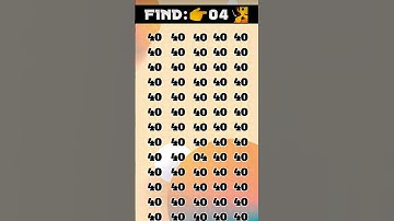 Find 👉 04 odd number puzzle || math reasoning puzzle iq test #facts #mathematicspuzzles #mathspuzzle