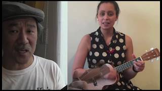 Video thumbnail of "All I Have to Do is Dream (Everly Brothers ukulele cover ft. Siany)"