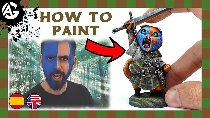 How to paint TARTAN  &..../ Como pintar a TARTAN  ...