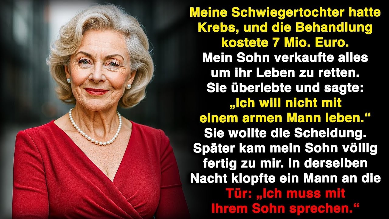 Mein Sohn rettete seine Frau vor Krebs. Sie überlebte und sagte: Ich will nicht arm leben.