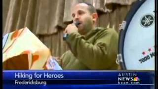 Walk across America arrives in Fredericksburg Texas