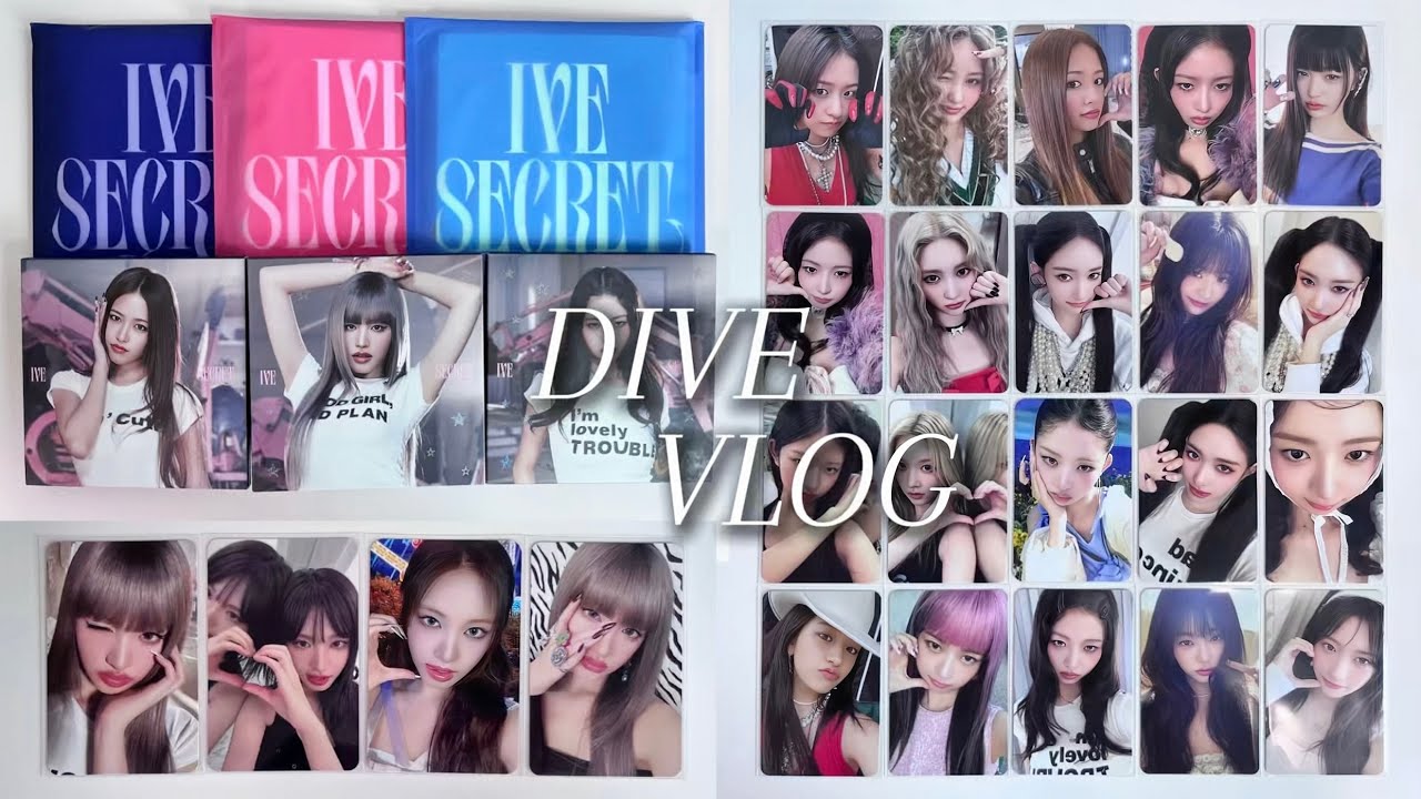 [ 다이브로그 #18 ] 진짜 빨리 온 시크릿 앨범깡 영상🪽 | 아이브 | 다이브 | 덕질로그 | 앨범깡 | 컴백 | 포카 | 미공포 | 특전 | 택배깡 | 맂프