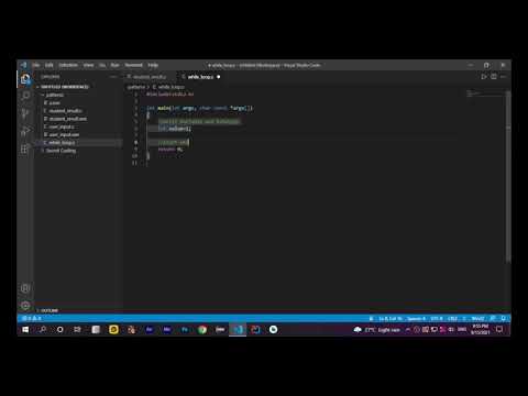 #4 how to use while loop in C language || Visual Studio || By secret Coding