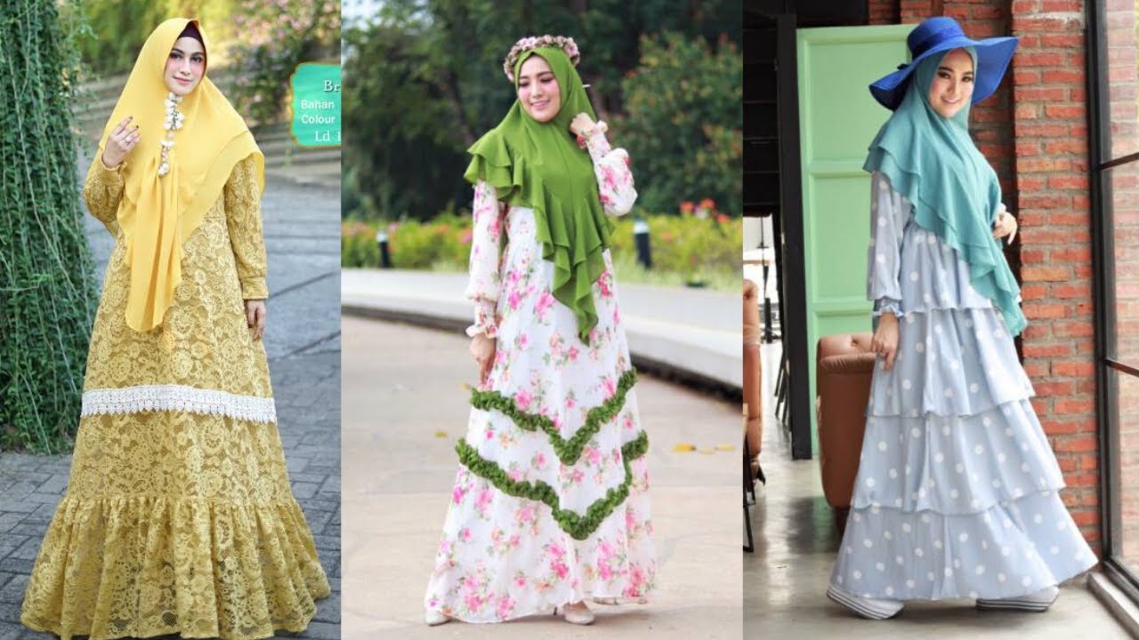✔️ 24 Trend Baju Gamis Syar'i Terbaru Untuk Lebaran 2020
