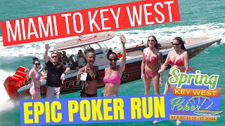 EPIC Poker Run Highlights! Spring Key West 2024 - Florida Powerboat Club - Miami to Key West Boating