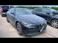 Copart Walk Around 5-13-21 + Wrecked Alfa Romeo