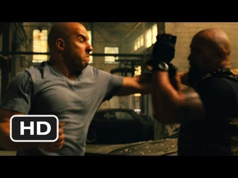 Fast Five Movie Clip - watch all clips j.mp click to subscribe j.mp Dom (Vin Diesel) and Hobbs (Dwayne Johnson) come head to head and duke it out. TM & Â© Universal (2012) Cast: Dwayne Johnson, Vin Diesel Director: Justin Lin MOVIECLIPS YouTube Channel: j.mp Join our Facebook page: j.mp Follow us on Twitter: j.mp Buy Movie: amzn.to Producer: Vin Diesel, Michael Fottrell, Thomas Hayslip, Amanda Lewis, Justin Lin, Neal H. Moritz, Fernando Serzedelo, Leeann Stonebreaker, Samantha Vincent Screenwriter: Chris Morgan, Gary Scott Thompson Film Description: Former cop Brian O'Conner (Paul Walker) partners with ex-con Dom Toretto (Vin Diesel) on the opposite side of the law. Dwayne Johnson joins returning favorites Jordana Brewster, Tyrese Gibson, Chris "Ludacris" Bridges, Matt Schulze, Sung Kang, Gal Gadot, Tego Calderon and Don Omar for this ultimate high-stakes race. Since Brian and Mia Toretto (Brewster) broke Dom out of custody, they've blown across many borders to elude authorities. Now backed into a corner in Rio de Janeiro, they must pull one last job in order to gain their freedom. As they assemble their elite team of top racers, the unlikely allies know their only shot of getting out for good means confronting the corrupt businessman who wants them dead. But he's not the only one on their tail. Hard-nosed federal agent Luke Hobbs (Dwayne Johnson) never misses his target. - "fast five","fast five clip","fast five soundtrack","fast five full movie","fast five part 1 <b>...</b>