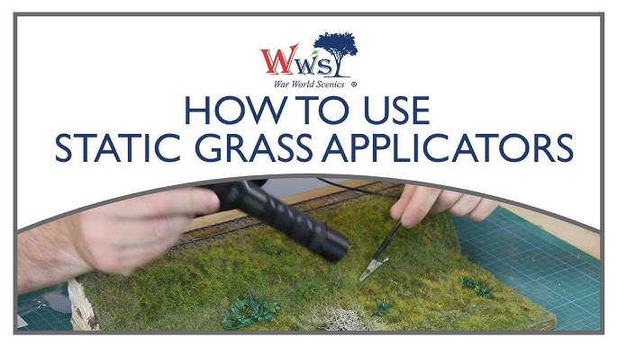 Micro Applicator Pro Static Grass Tool for Miniature Railway