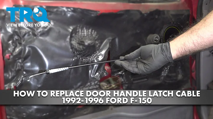 How to Replace Door Handle Latch Cable 1992-1996 Ford F-150