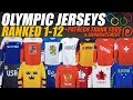 2018 Olympic Hockey Jerseys Ranked 1-12 + Patreon Thank Yous & Announcement