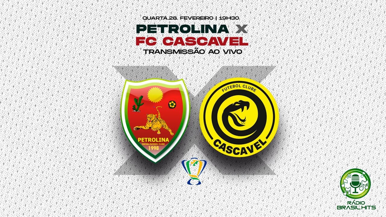 PETROLINA X CASCAVEL AO VIVO COPA DO BRASIL RADIO BRASIL HITS YouTube