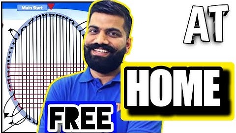 How to repair badminton string at home || Badminton racket string repair at home || by A2Z Tech