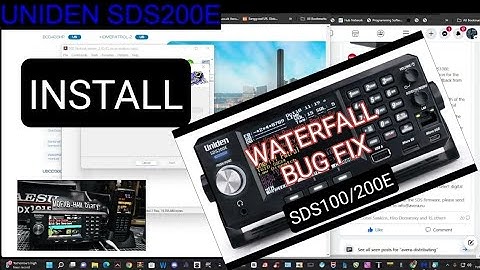UNIDEN SDS200/100 E - FIRMWARE BUG FIX - EUROPE MODEL