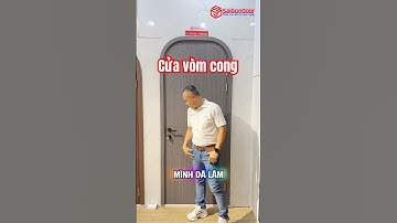 👍 Mẫu cửa vòm cong bo tròn, đây là dòng cửa vòm nhựa composite cao cấp dùng làm cửa phòng ngủ