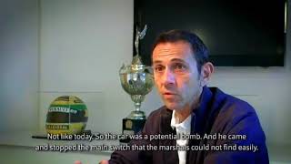 Éric Comas talking about Ayrton Senna