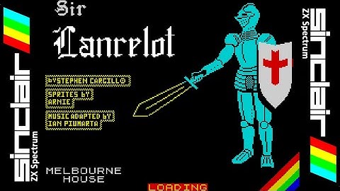 SIR LANCELOT (1984) Walkthrough, ZX Spectrum