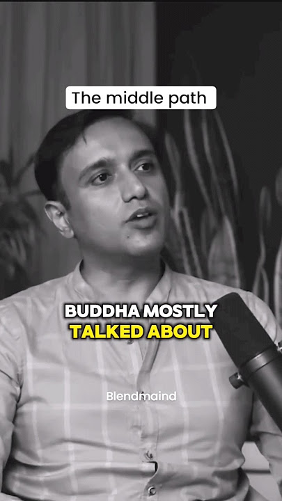 The middle path- Krishna and Buddha #reels #krishna #budhha #middlepath