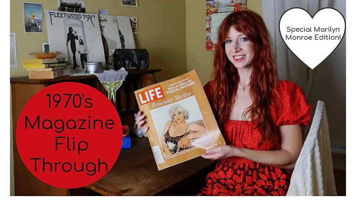 Vintage 1970's Magazine Flip Through || Marilyn Monroe Special Edition