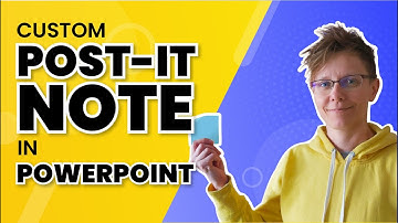 How To Create Cool Custom Post-it Notes In PowerPoint Quickly