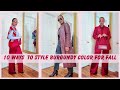 FALL AND WINTER TENDING COLOR LOOKBOOK || 10 OUTFIT IDEAS FOR THE SEASON.