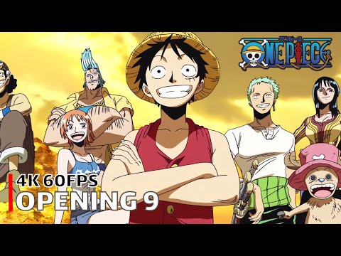One Piece - Opening 9 Jungle P 4K 60Fps Creditless | Cc