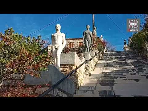 Το μοναδικό μέρος στην Ελλάδα όπου "κατοικούν" μόνο... αγάλματα.  Μεσσηνία - Σιδηρόκαστρο