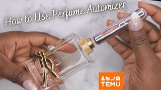 Refillable Perfume Atomizer Review | Temu Finds | How to Refill Travel Perfume Atomizer screenshot 1