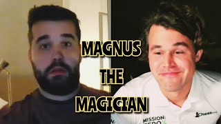 MAGNUS THE MAGICIAN: NEPO STRUGGLES TO WIN A QUEEN VS ROOK ENDGAME