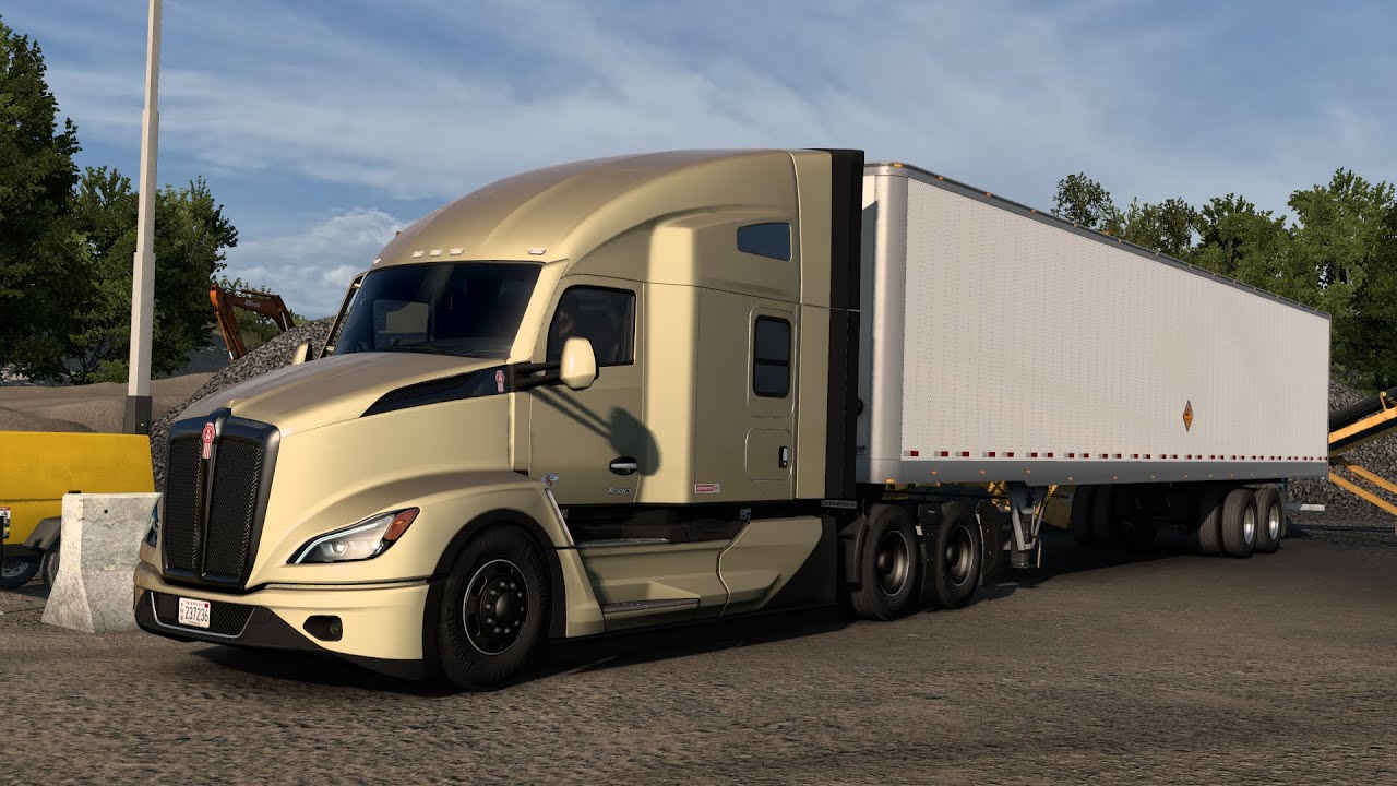 Kenworth T680 Realistic Driving American Truck Simulator Gameplay 4K ...