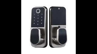 კარის ჭკვიანი საკეტი    Smart Door Lock Biometric Fingerprint Tuya   Ttlock
