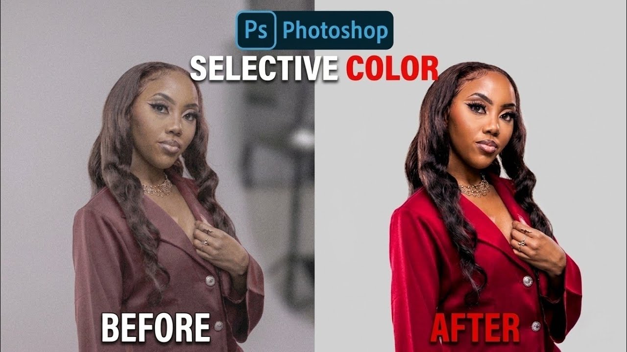 The Secret Behind Selective Color in Photoshop - YouTube
