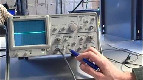 Oscilloscope operation part 3