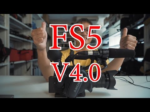 Step by Step SONY FS5 Firmware upgrade to V4.0 (English)