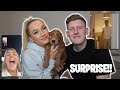 SURPRISING FRIENDS &amp; FAMILY WITH NEW PUPPY!! *cute reactions*